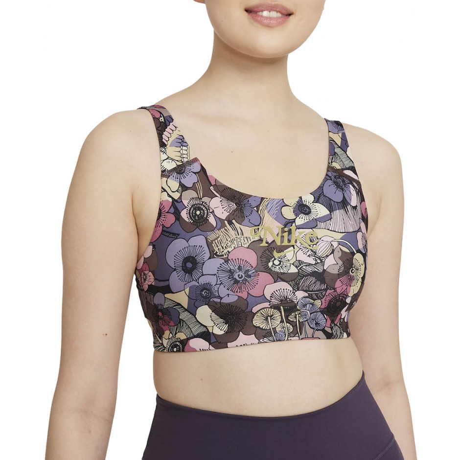 Спортивний топ жіночий Nike Swsh Femme Aop Sports Bra (CZ7733-004) — фото 1