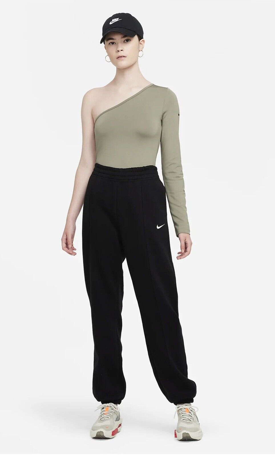 Спортивний топ жіночий Nike Sportswear Asymmetrical Long-Sleeve Top (CZ8188-320) — фото 1