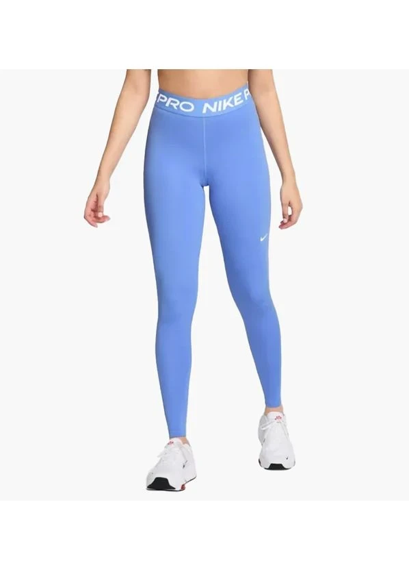 Лосіни жіночі Nike Womens Mid-Rise Mesh-Panelled Leggings Blue (CZ9779-494) — фото 1