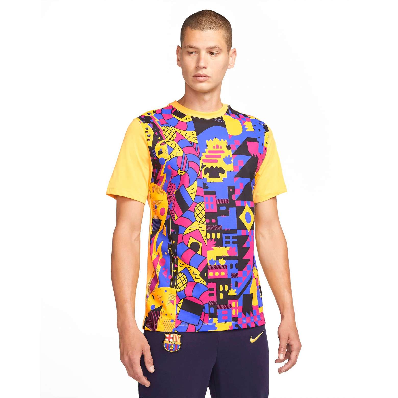 Футболка чоловіча Nike F.C. Barcelona Tee Multi (DC0873-726) — фото 1