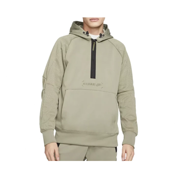 Бомбер чоловічий Nike Sportswear Air Max Men's 1/2-Zip Fleece Hoodie (DC2551-320) — фото 1
