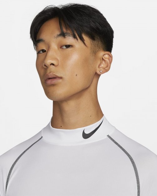 Термобілизна чоловіча Nike Pro Dri-Fit Mock Long-Sleeve Tight Top (DD1986-100) — фото 9
