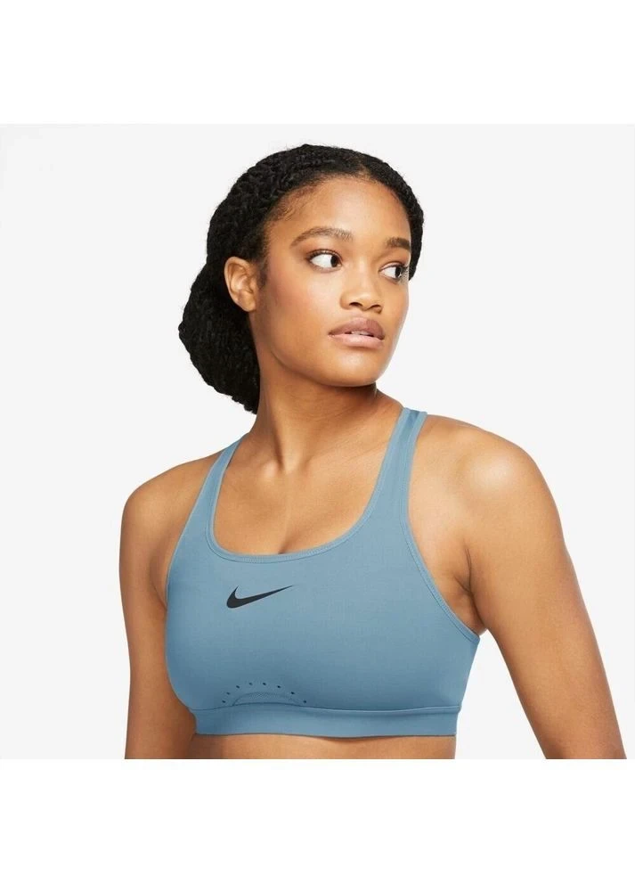 Спортивний топ жіночий Nike Dri Fit Swoosh Azul Brown (DD0428-494) — фото 1