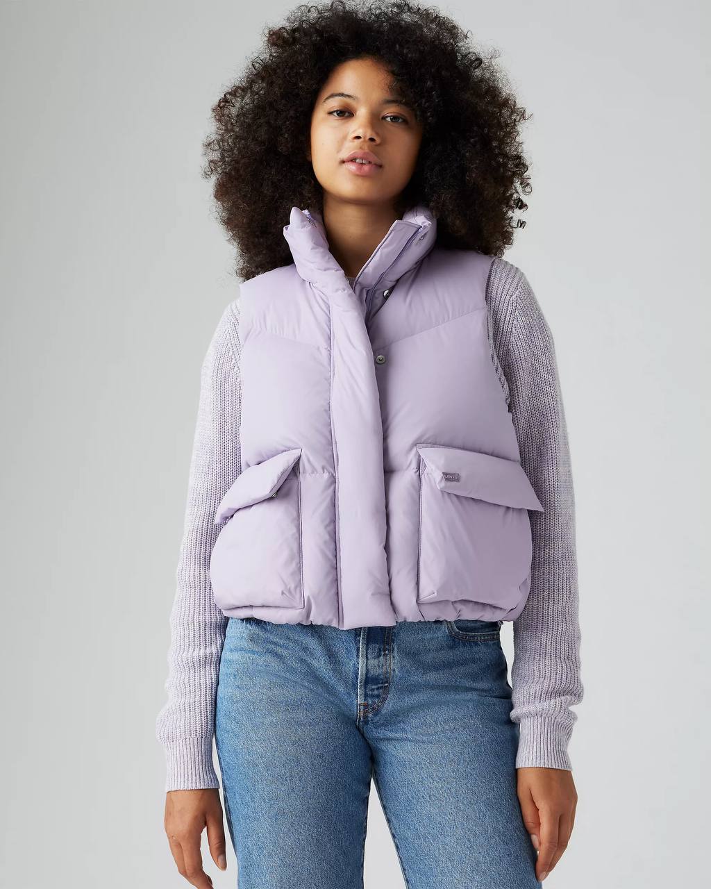 Куртка Levis Western Bubble Puffer Vest — фото 1