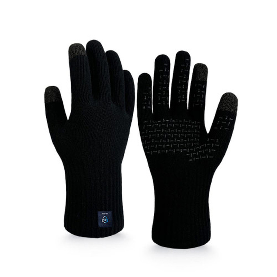 Рукавички водонепроникні Dexshell ThermFit 3.0 Gloves, чорні, розмір L — фото 2