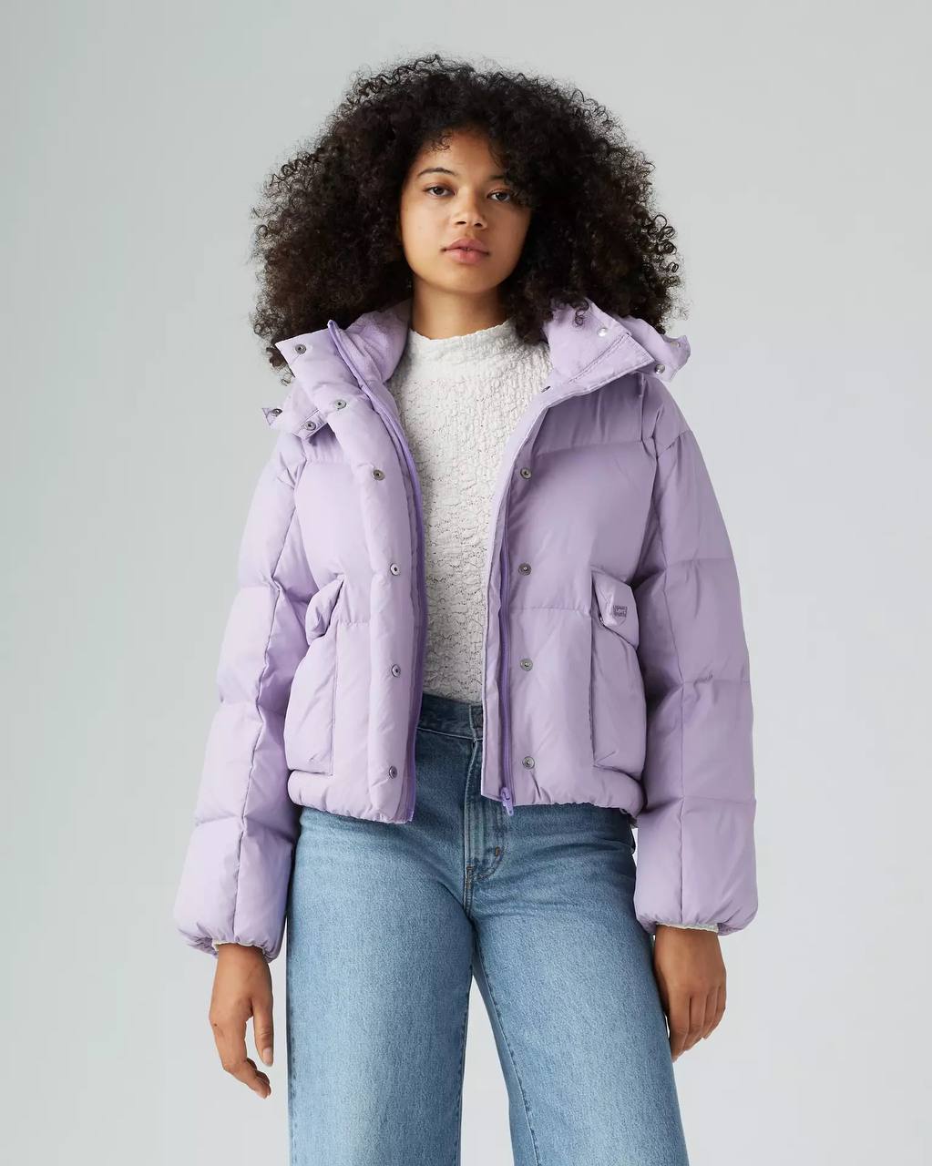 Куртка Levis Western Short Bubble Puffer Jacket — фото 1