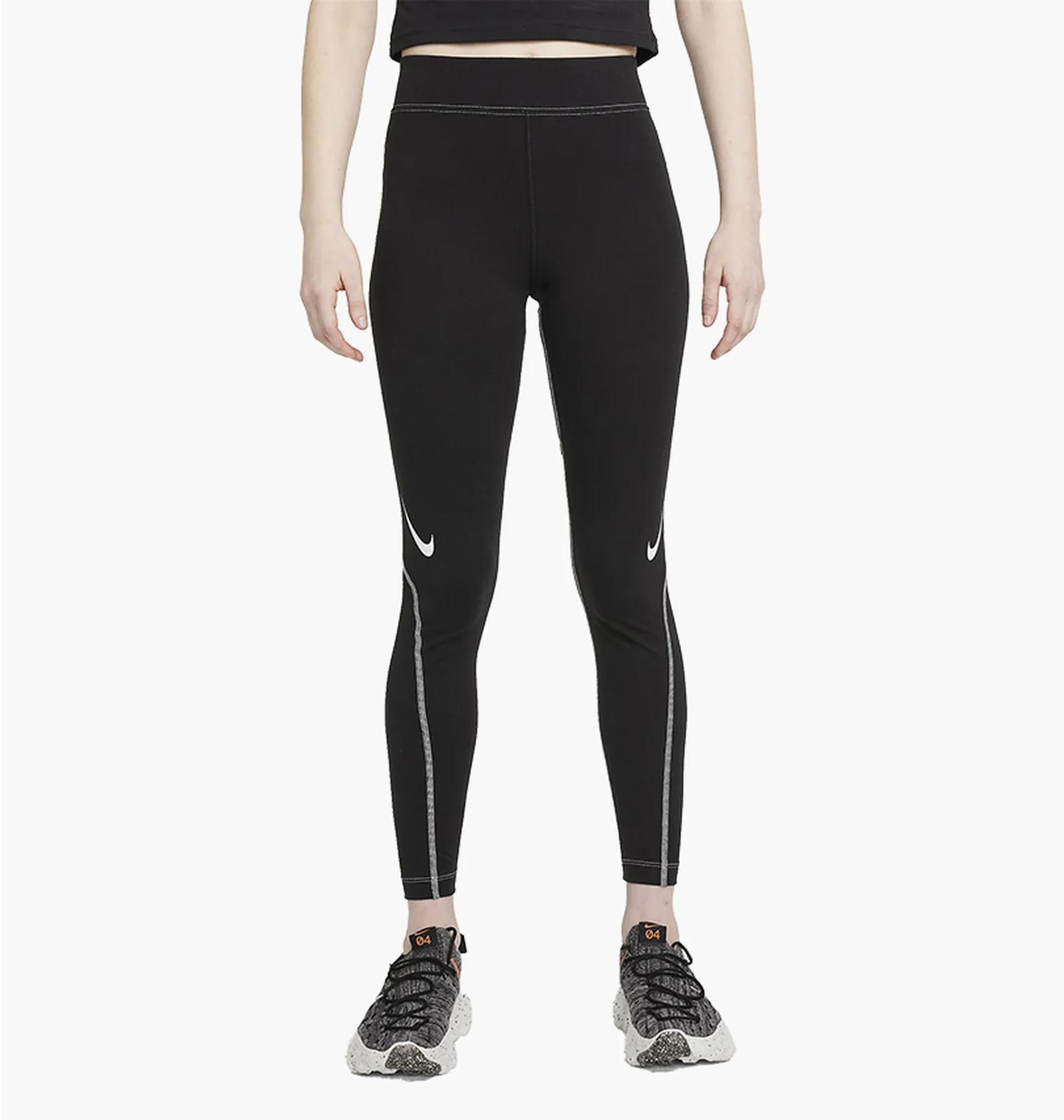Лосіни жіночі Nike Sportswear Swoosh Black (DD5588-010) — фото 1