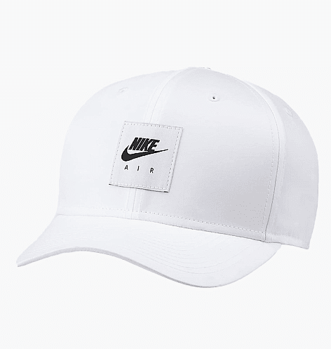Бейсболка UNISEX U NSW CLC99 NIKE AIR HBR CAP DH2423-100 Nike MISC Білий — фото 1