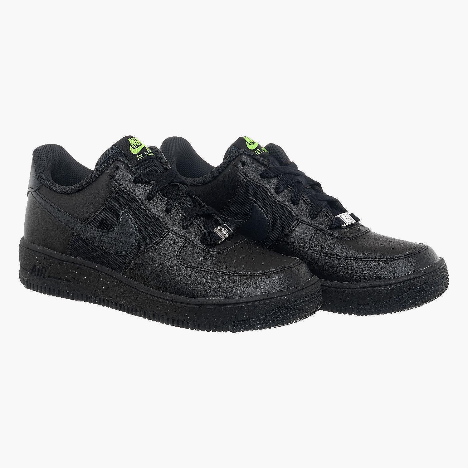 Кросівки жіночі Nike Ir Force 1 Low Crater Gs Triple Black (DH8695-001) — фото 1