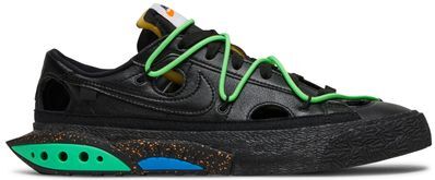 Кросівки Nike Blazer Low ’77 “Black” x Off-White — фото 2