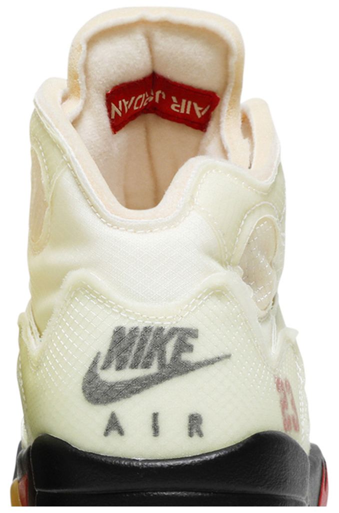 Кросівки Jordan 5 retro off-white — фото 3