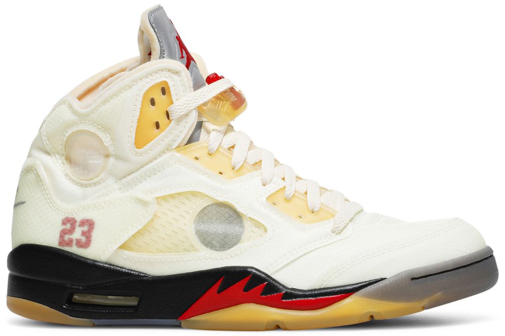 Кросівки Jordan 5 retro off-white — фото 1