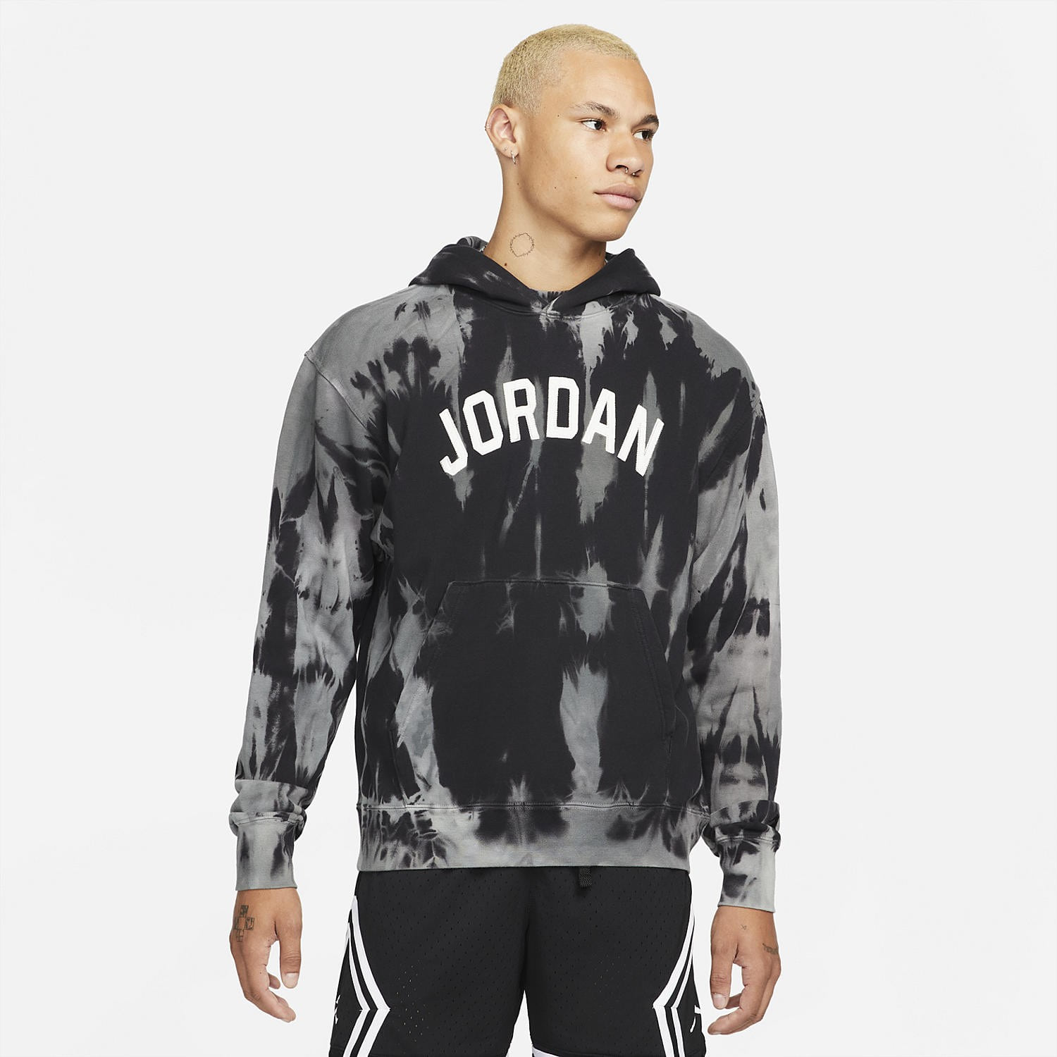 Кофта чоловіча Jordan Sport Dna Black/Grey (DJ0225-100) — фото 1