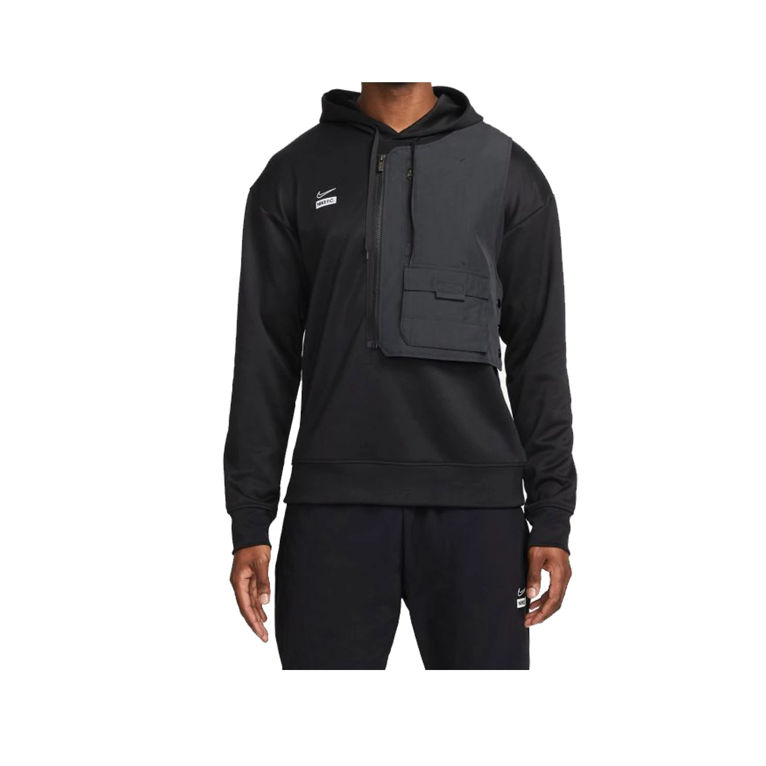 Кофта чоловіча Nike F.C Dri-Fit Black (DJ0749-010) — фото 1