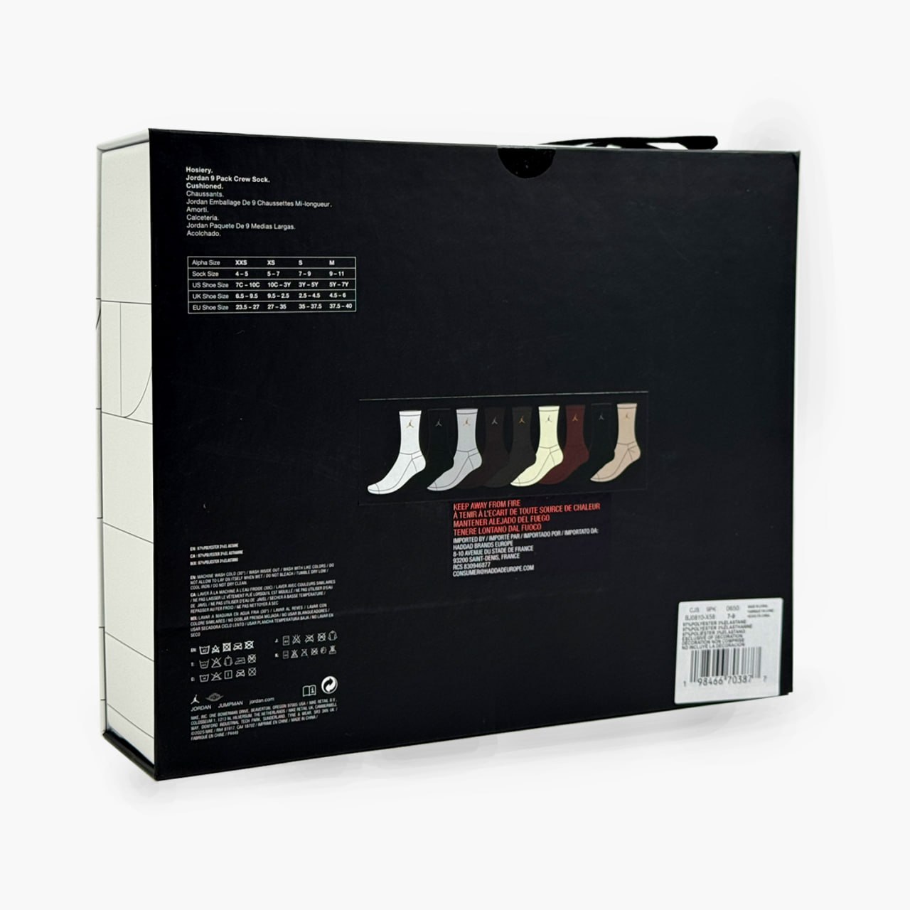 Шкарпетки Jordan Jdn Holiday 9Pk Crew Gift Box (BJ0810-X58) — фото 11