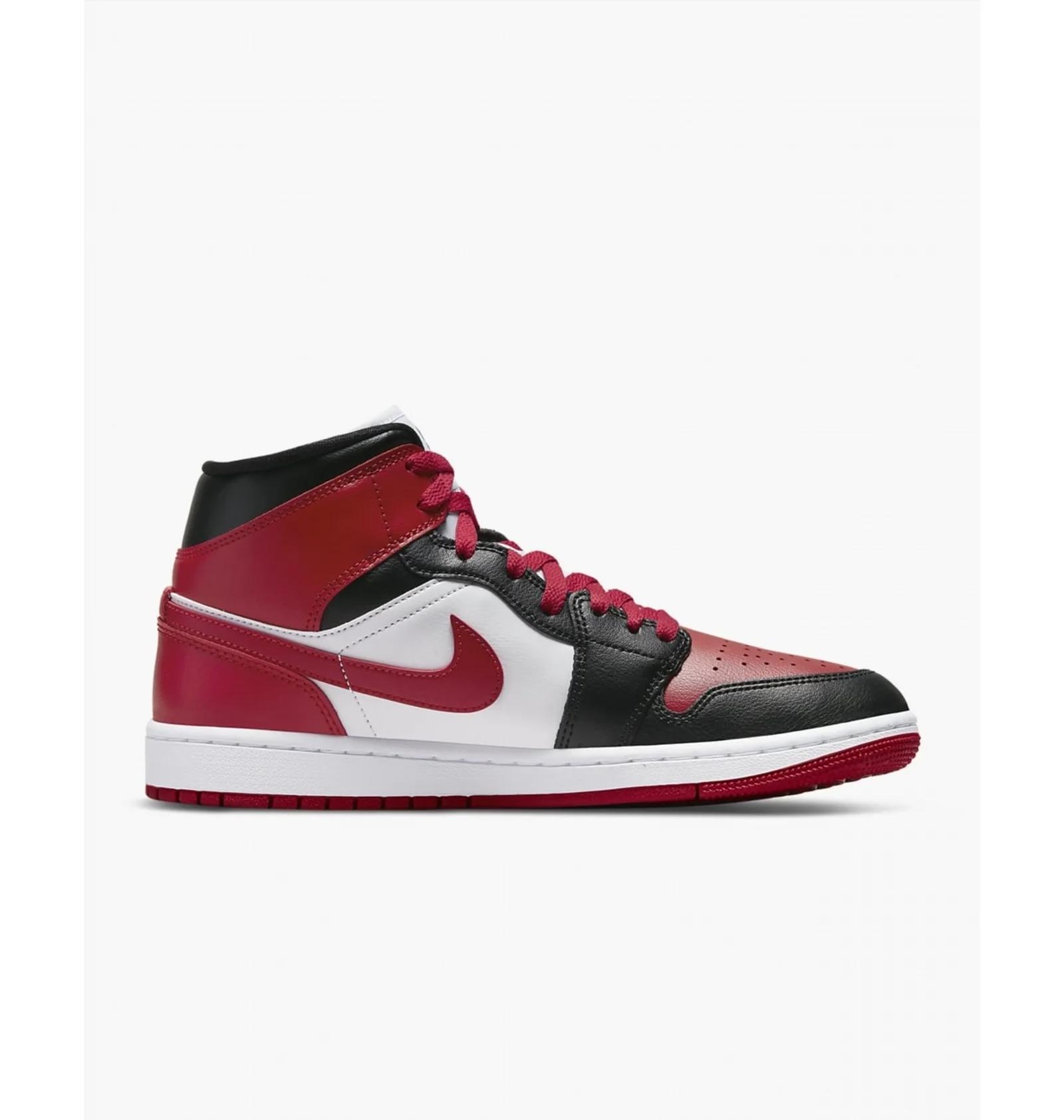 Кросівки жіночі Jordan 1 Mid Bred Toe (BQ6472-079) — фото 13