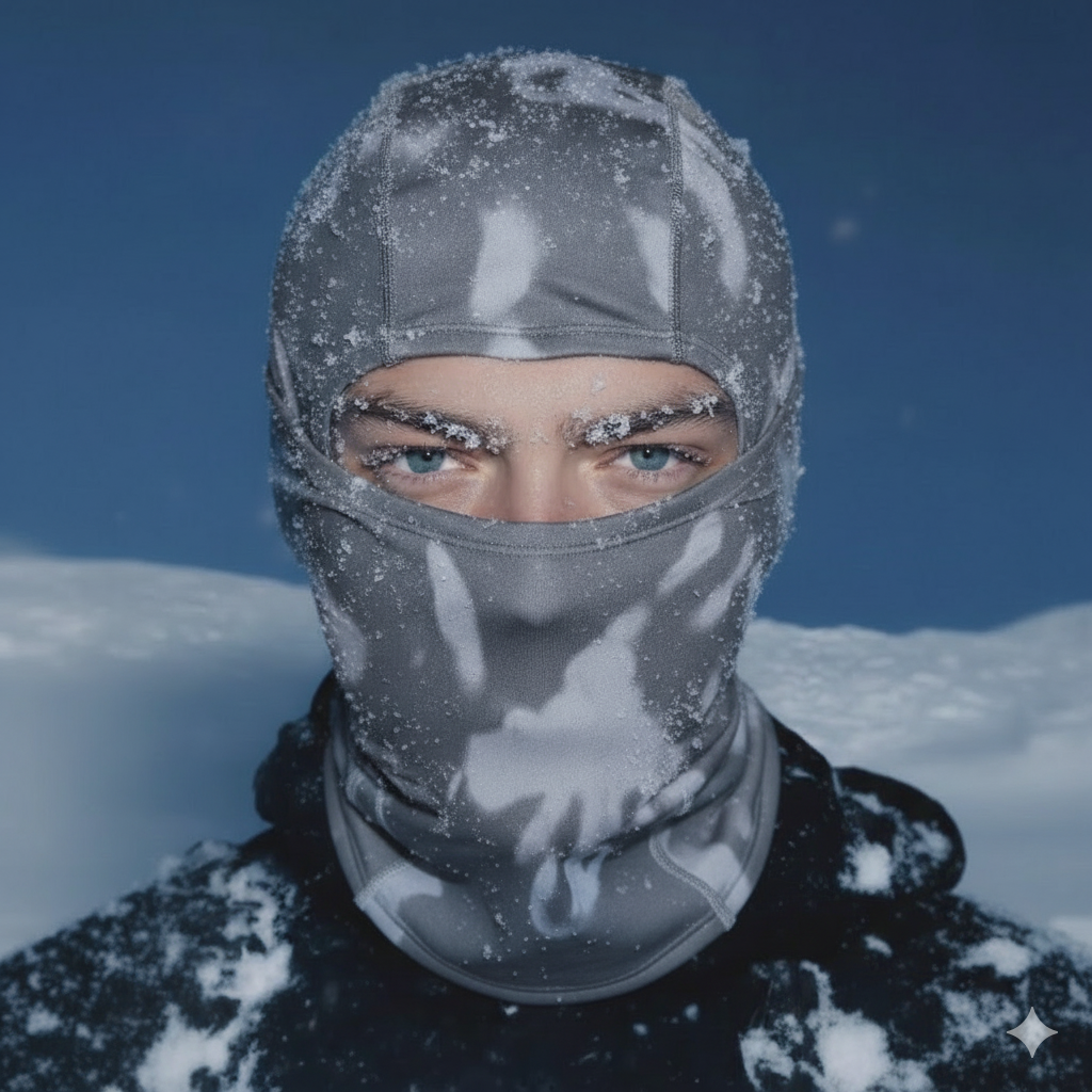 Термореактивна балаклава Sorena Heat Reactive Thermo Balaclava Grey — фото 4