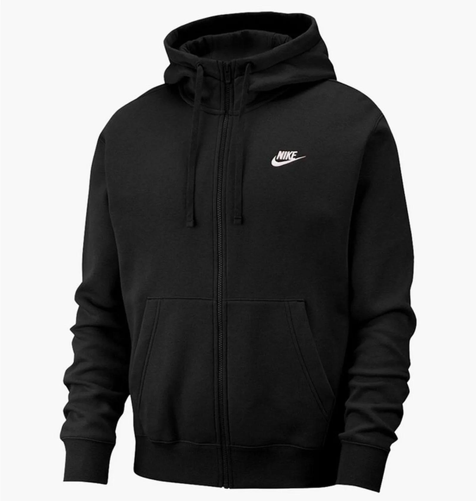 Бомбер чоловічий Nike M Nsw Club Hoodie Fz Bb (BV2645-010) — фото 1