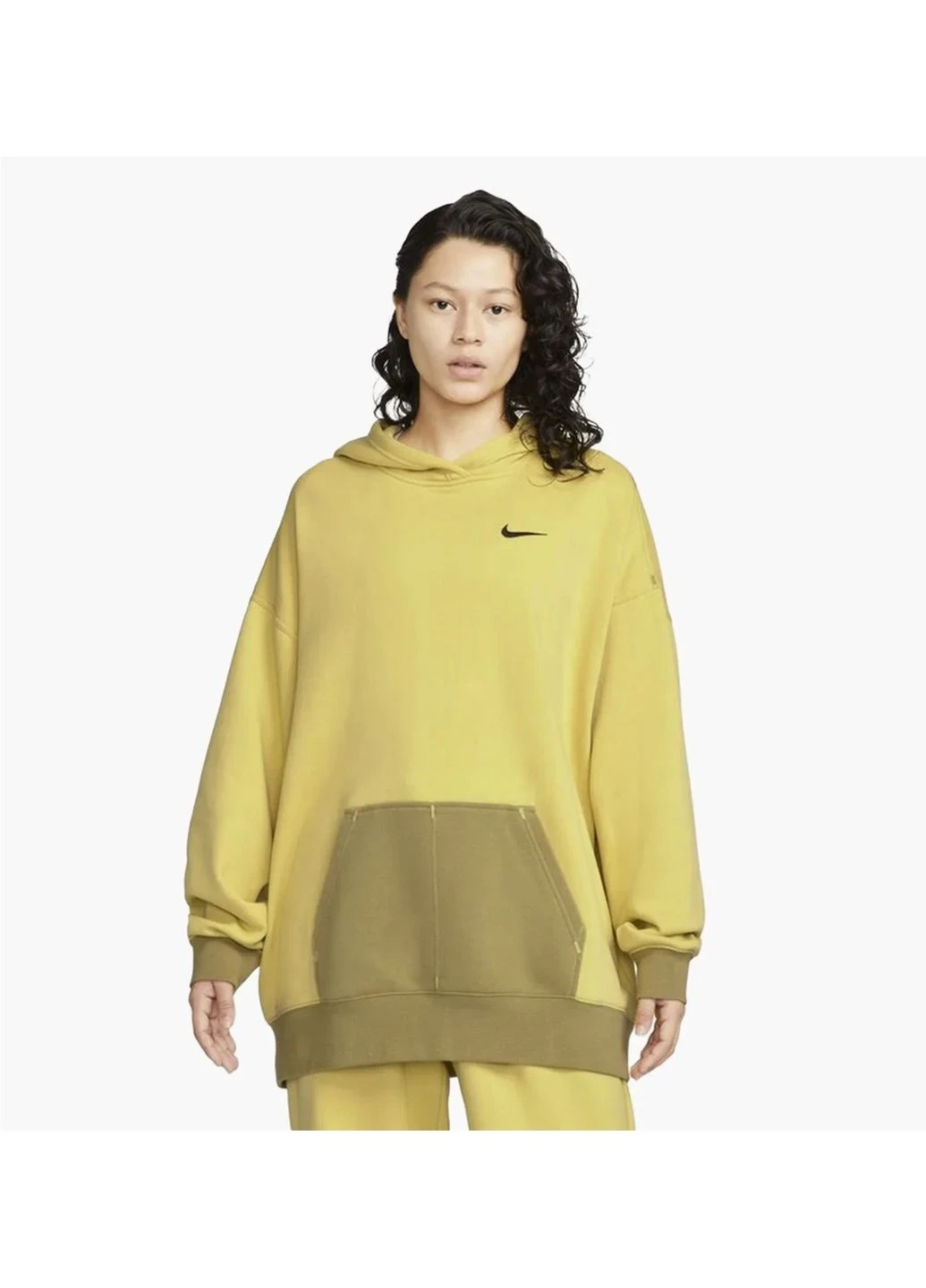 Кофта унісекс Nike Sportswear Swoosh Hoodie Yellow Dm6201-304 (DM6201-304) — фото 1