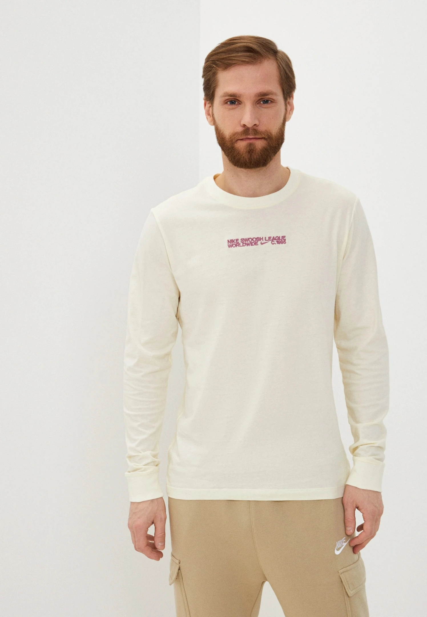 Кофта чоловіча Nike M Nsw Ess+ Core 3 Ls Tee (DM6365-113) — фото 1