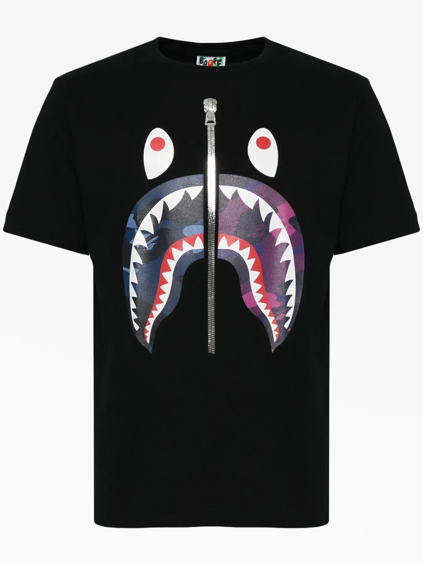 Футболка чоловіча Bape A Bathnig Ape Men's Color Camo Separate Shark Tee (001TEK801021M) — фото 1