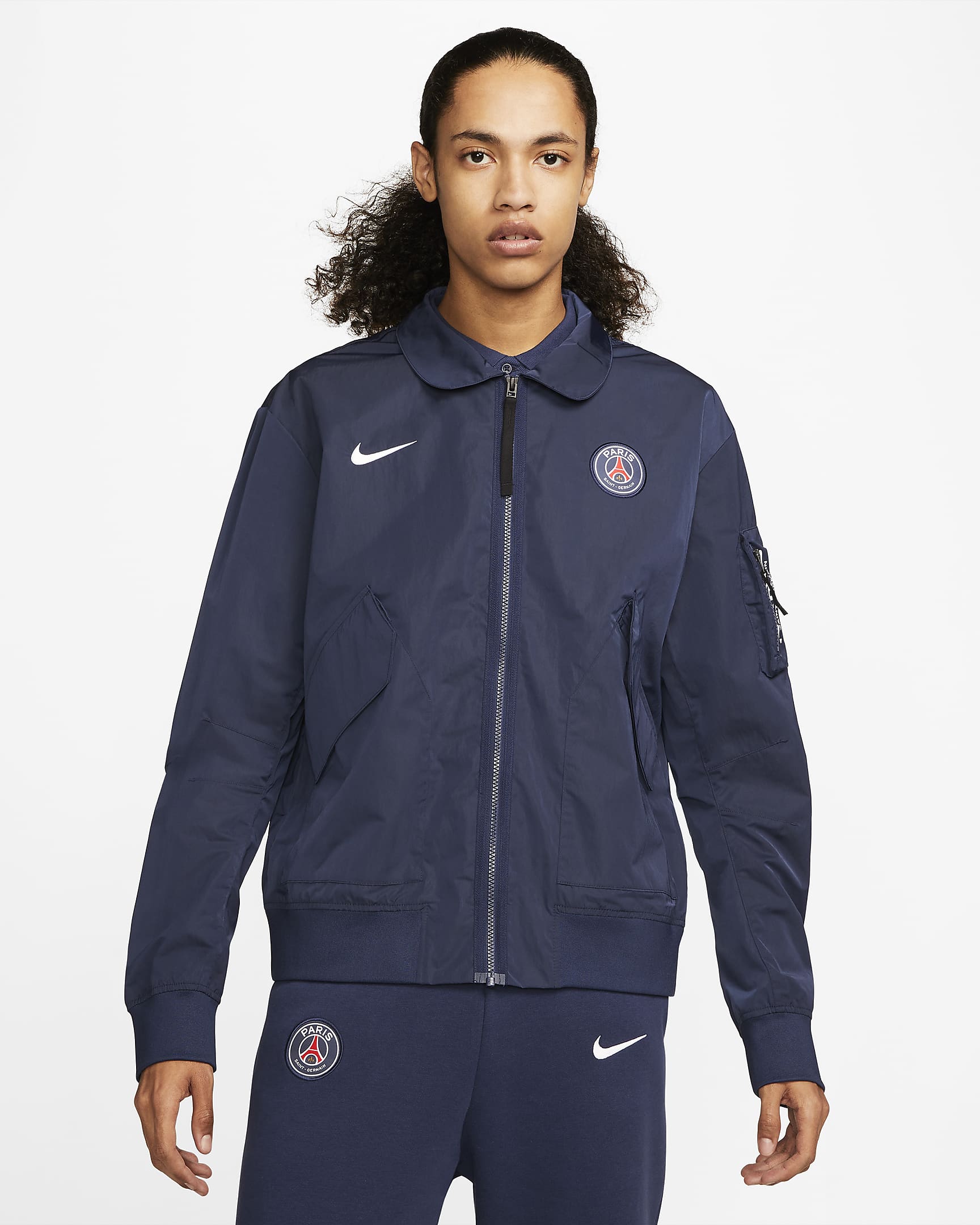 Вітровка чоловіча Nike Psg M Nsw Pe Ul Bombr Jkt (DN1489-410) — фото 1