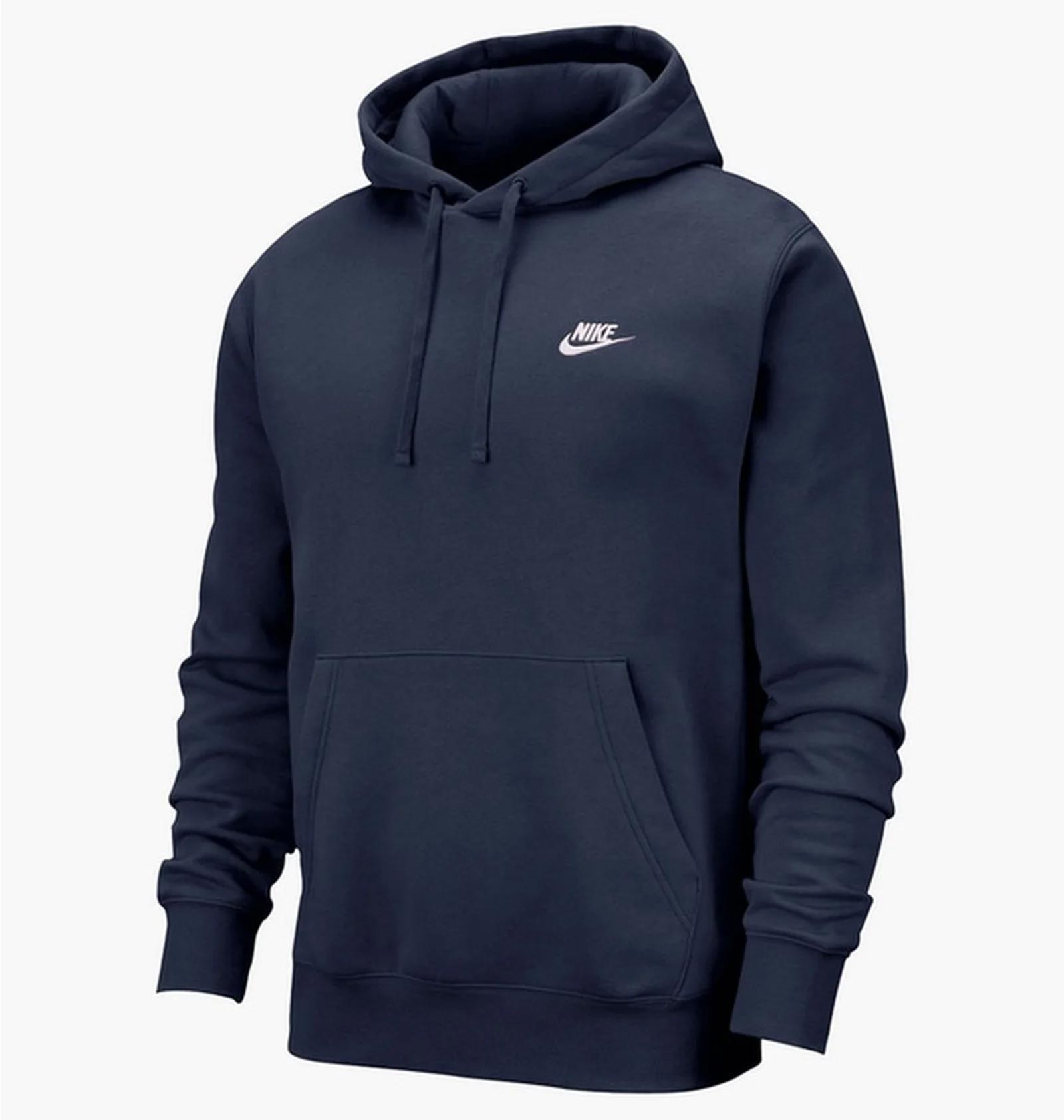 Бомбер чоловічий Nike M Nsw Club Hoodie Po Bb (BV2654-410) — фото 1