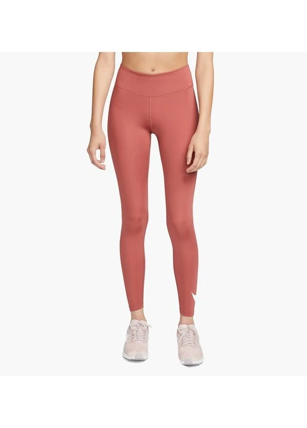 Лосіни жіночі Nike Swoosh Run Leggings Light Blue (DM7767-569) — фото 1