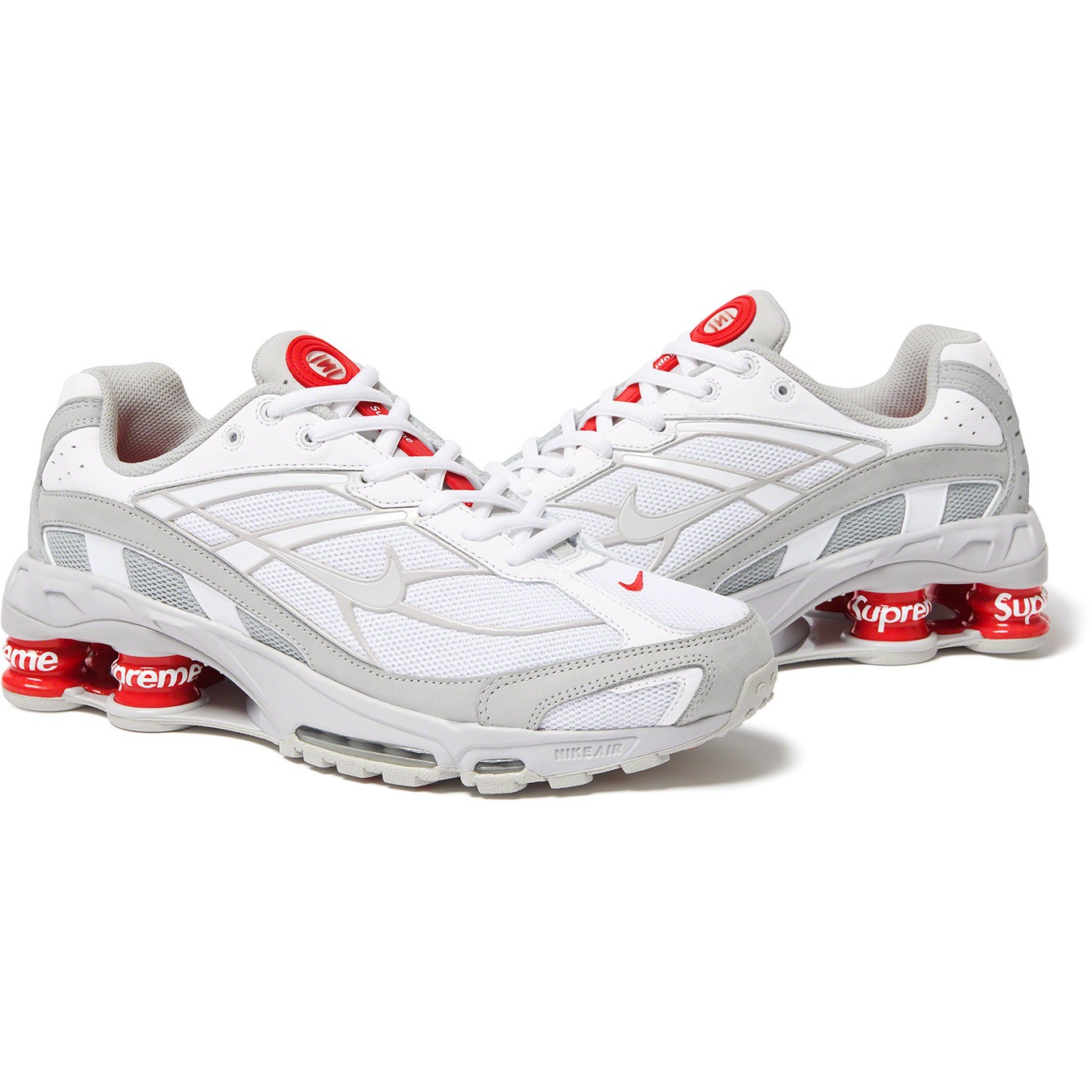 Кросівки чоловічі Supreme®/Nike® Shox Ride 2 White — фото 1