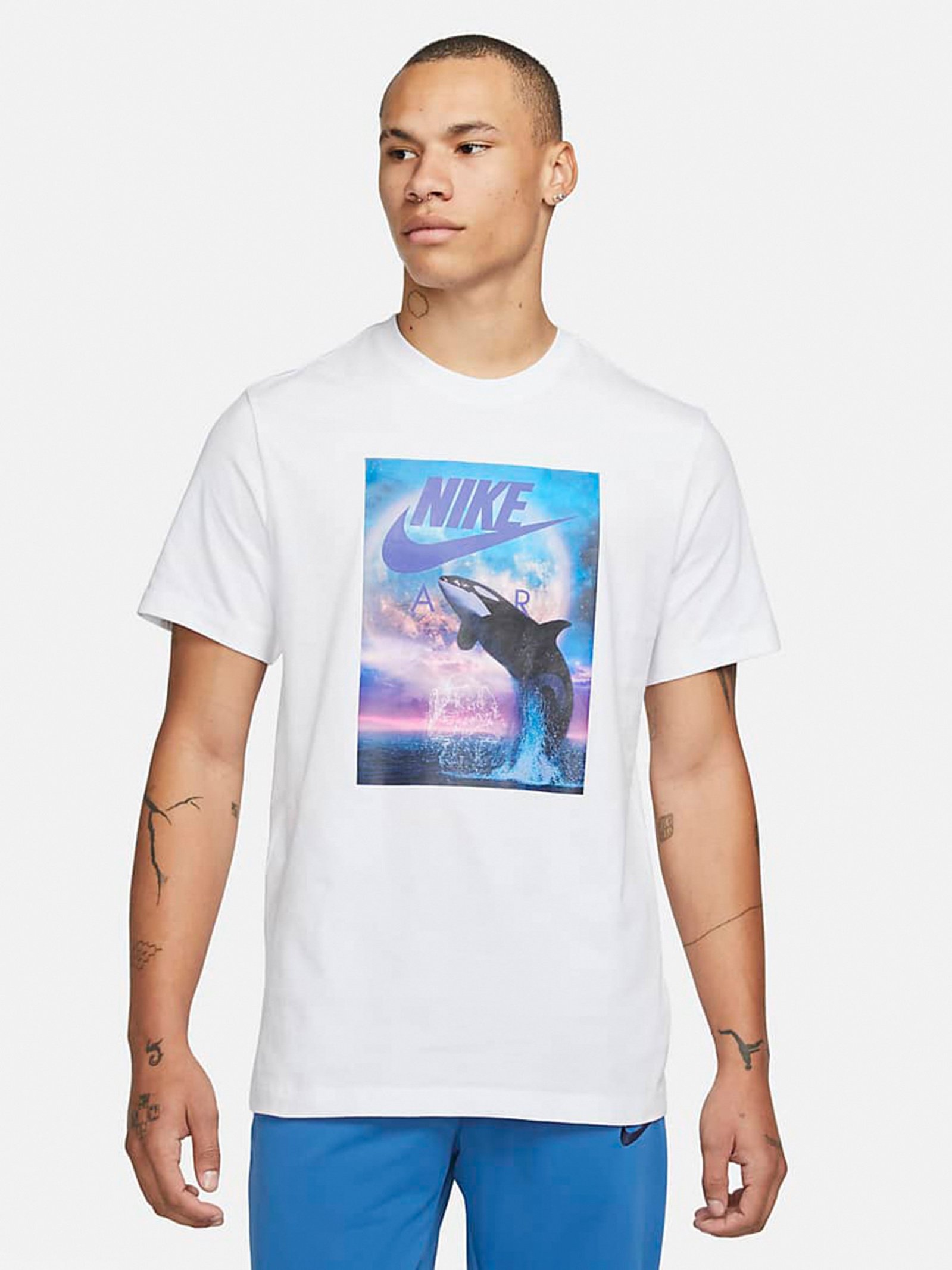 Футболка чоловіча Nike Nsw Whale Ftra Photo Tee (DN5196-100) — фото 1