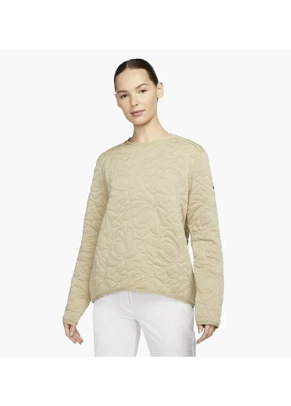 Кофта жіночі Nike Dri-Fit Long-Sleeve Golf Mid Layer Beige (DO6790-250) — фото 1