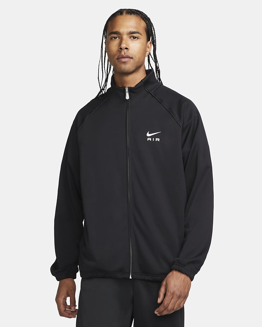 Бомбер чоловічий Nike Air Men's Poly-Knit Jacket (DQ4221-010) — фото 1