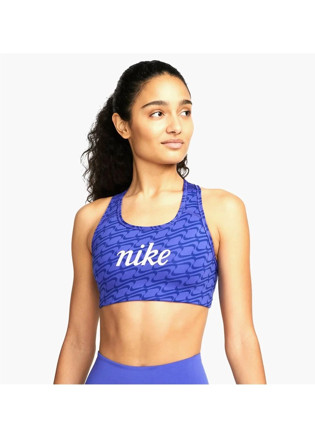 Спортивний топ жіночий Nike Swoosh Icon Clash Blue Dq5121-430 (DQ5121-430) — фото 1