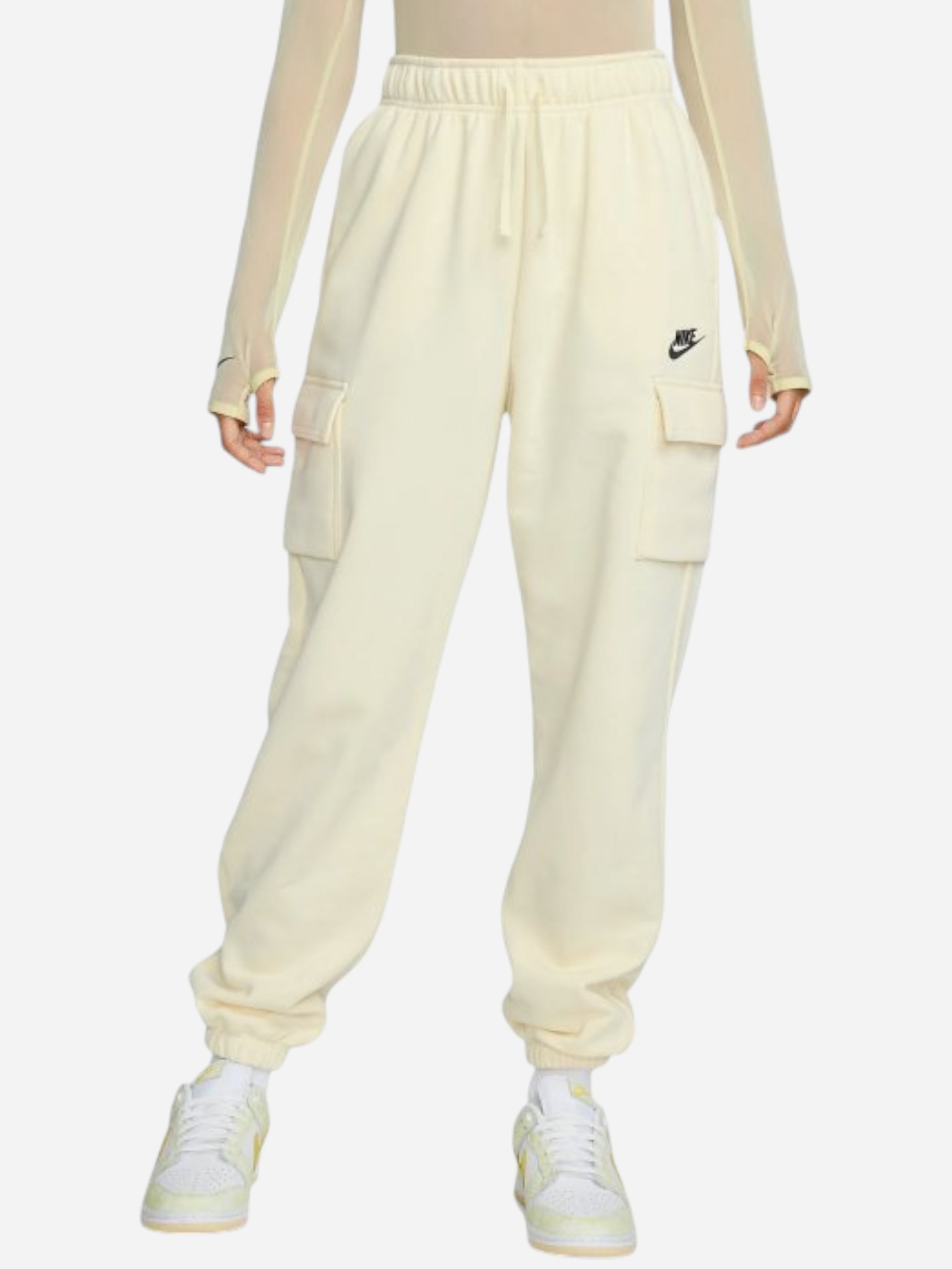 Брюки жіночі Nike Sportswear Club Fleece Cargo Pants (DQ5196-113) — фото 1