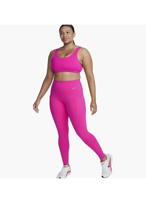 Лосіни жіночі Nike Universa Medium-Support High-Waisted Full-Length Leggings With Pockets Pink (DQ5996-615) — фото 1