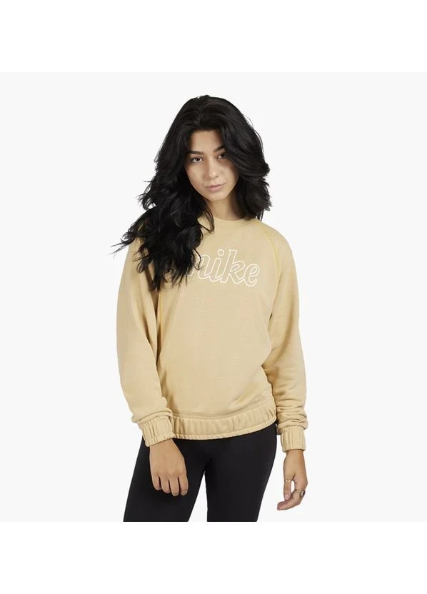 Кофта жіночі Nike Nsw Fleece Top Yellow (DQ6244-252) — фото 1