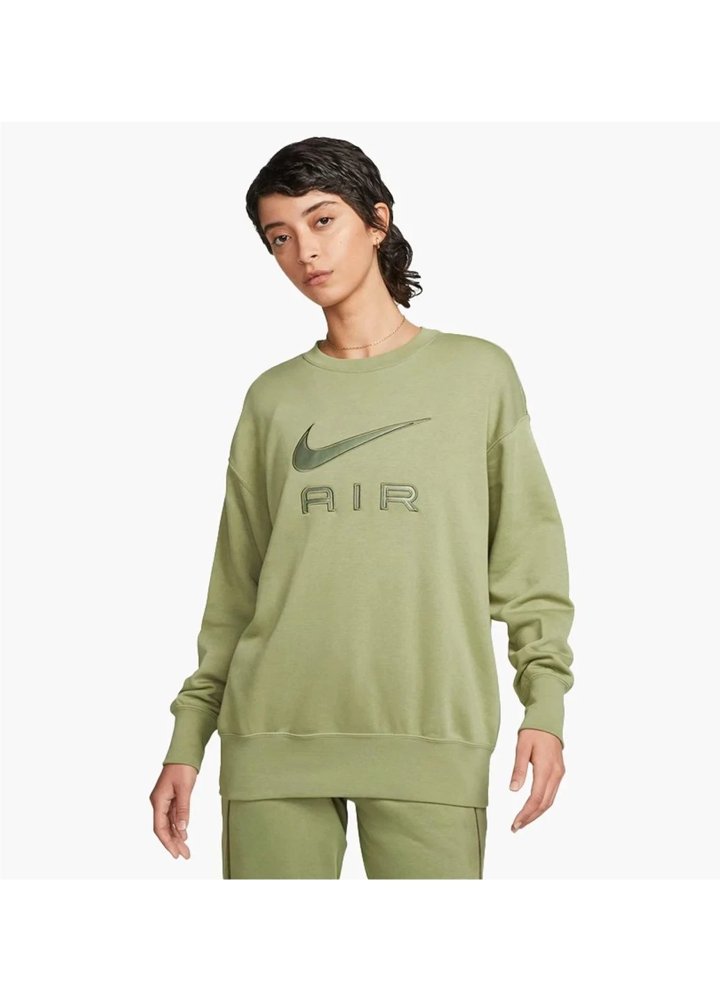 Кофта жіночі Nike Air Fleece Crewneck (DQ6567-334) — фото 1