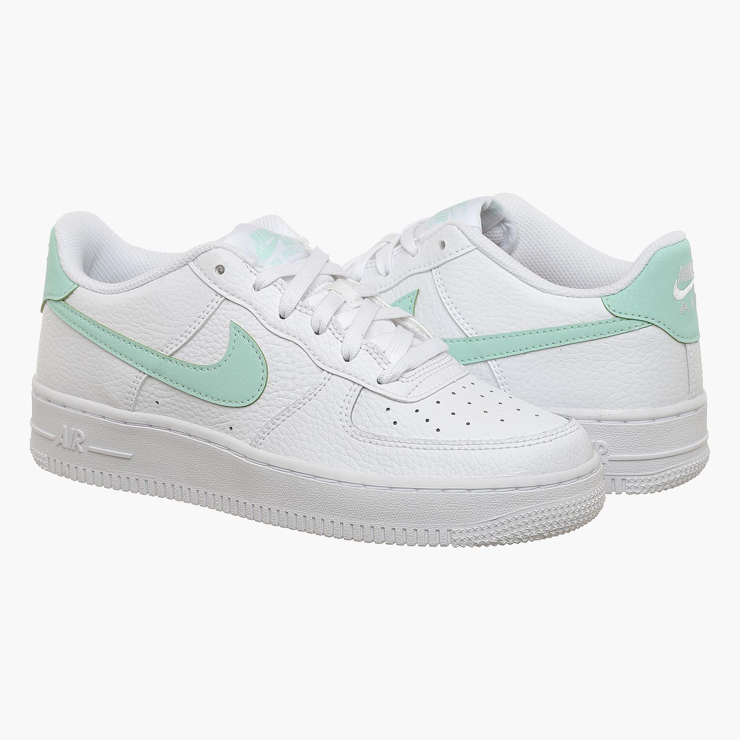 Кросівки жіночі Nike Air Force 1 (Gs) White Mint (CT3839-105) — фото 2