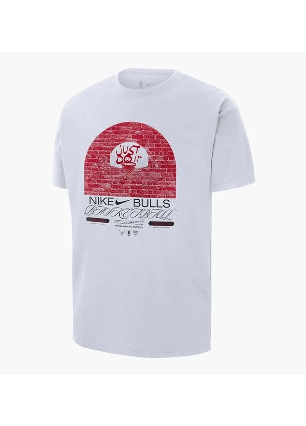 Футболка чоловіча Nike Chicago Bulls Courtside Max 90 Mens Nba T-Shirt White (DR6292-100) — фото 1