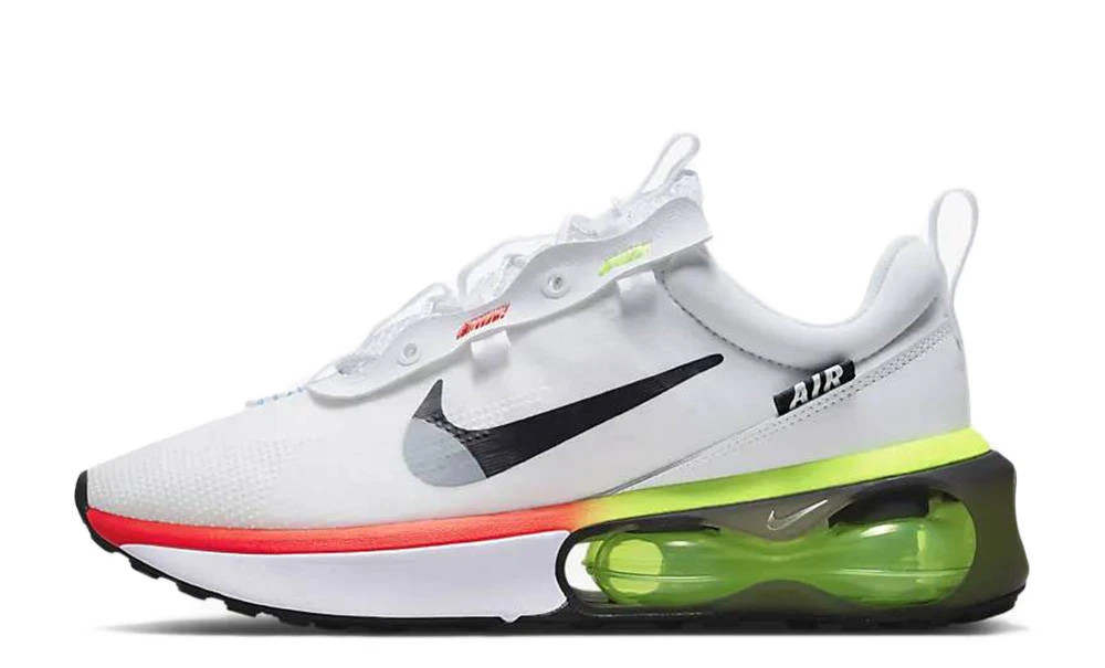 Кросівки Nike Air Max 2021 White Bright Crimson Volt — фото 1
