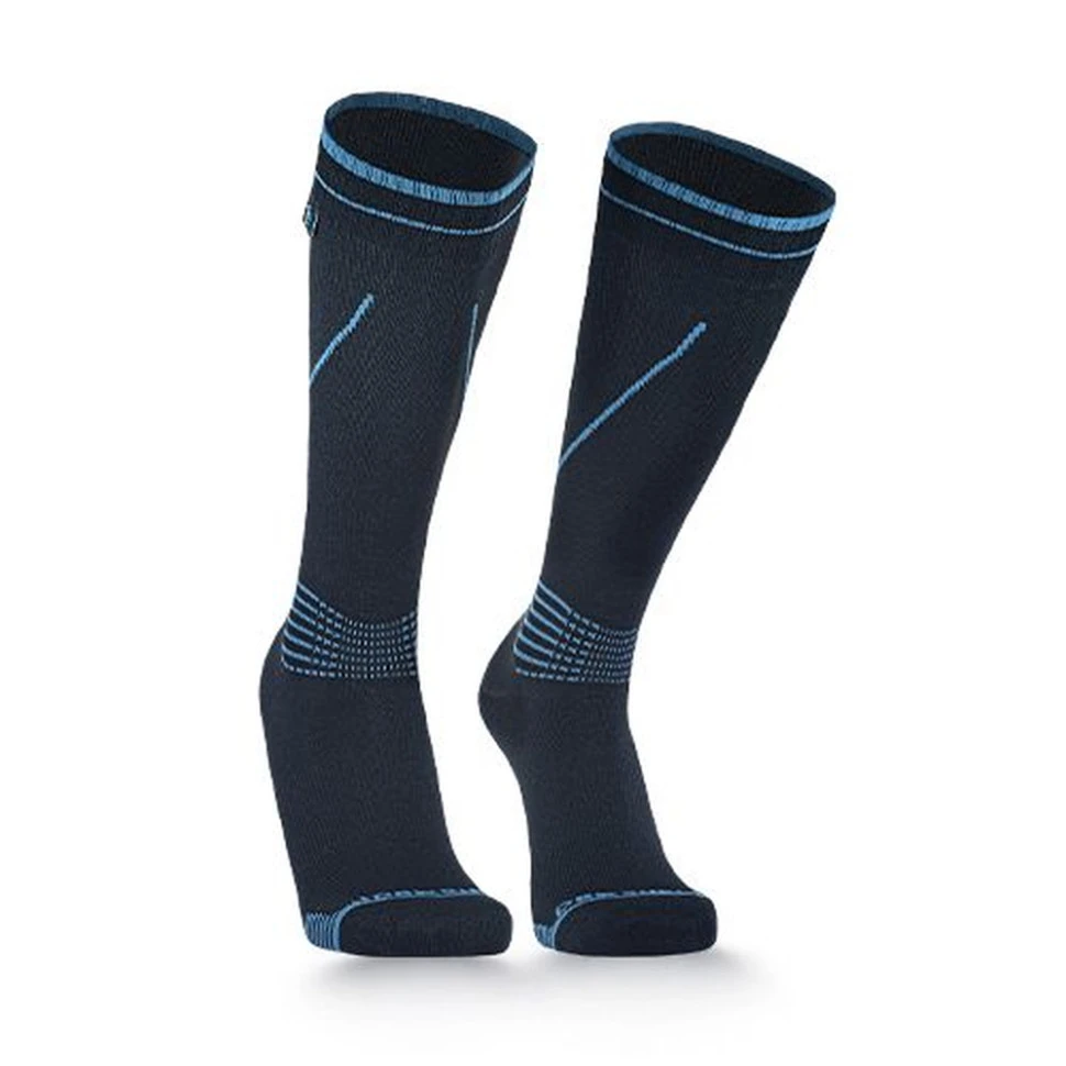 Водонепроникні шкарпетки Dexshell Longlite Socks 2.0, блакитні полоски, розмір S (36-38) — фото 1
