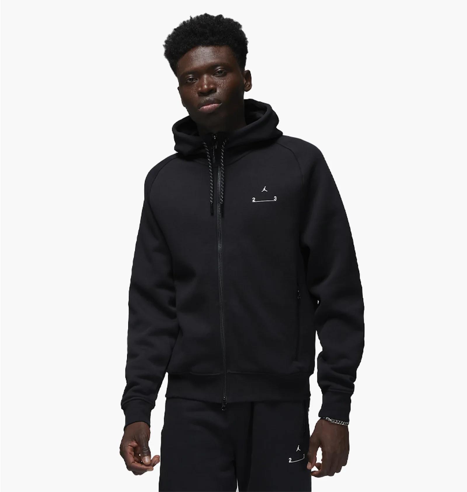 Кофта чоловіча Jordan 23 Engineered Mens Full-Zip Hoodie Black (DV1589-010) — фото 1