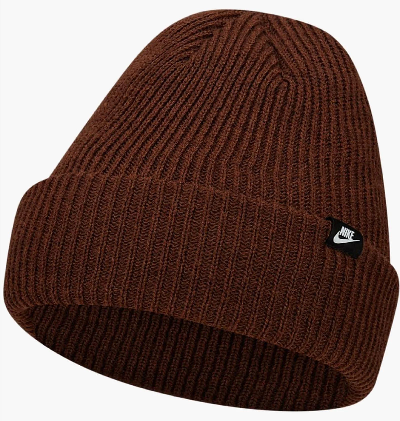 NIKE BEANIE BROWN — фото 1