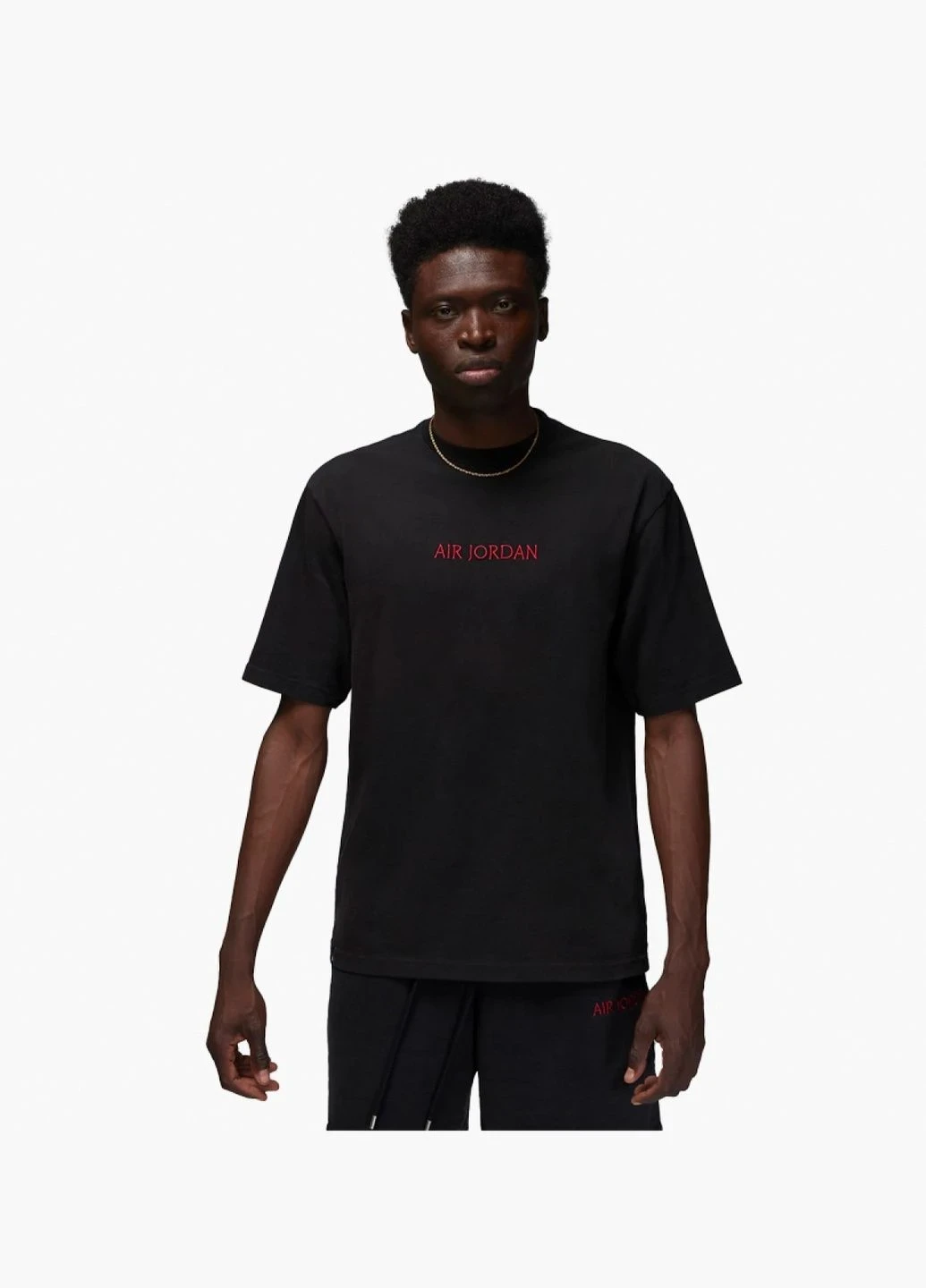 Футболка чоловіча Jordan Wordmark Mens T-Shirt. Black (DV6465-010) — фото 1
