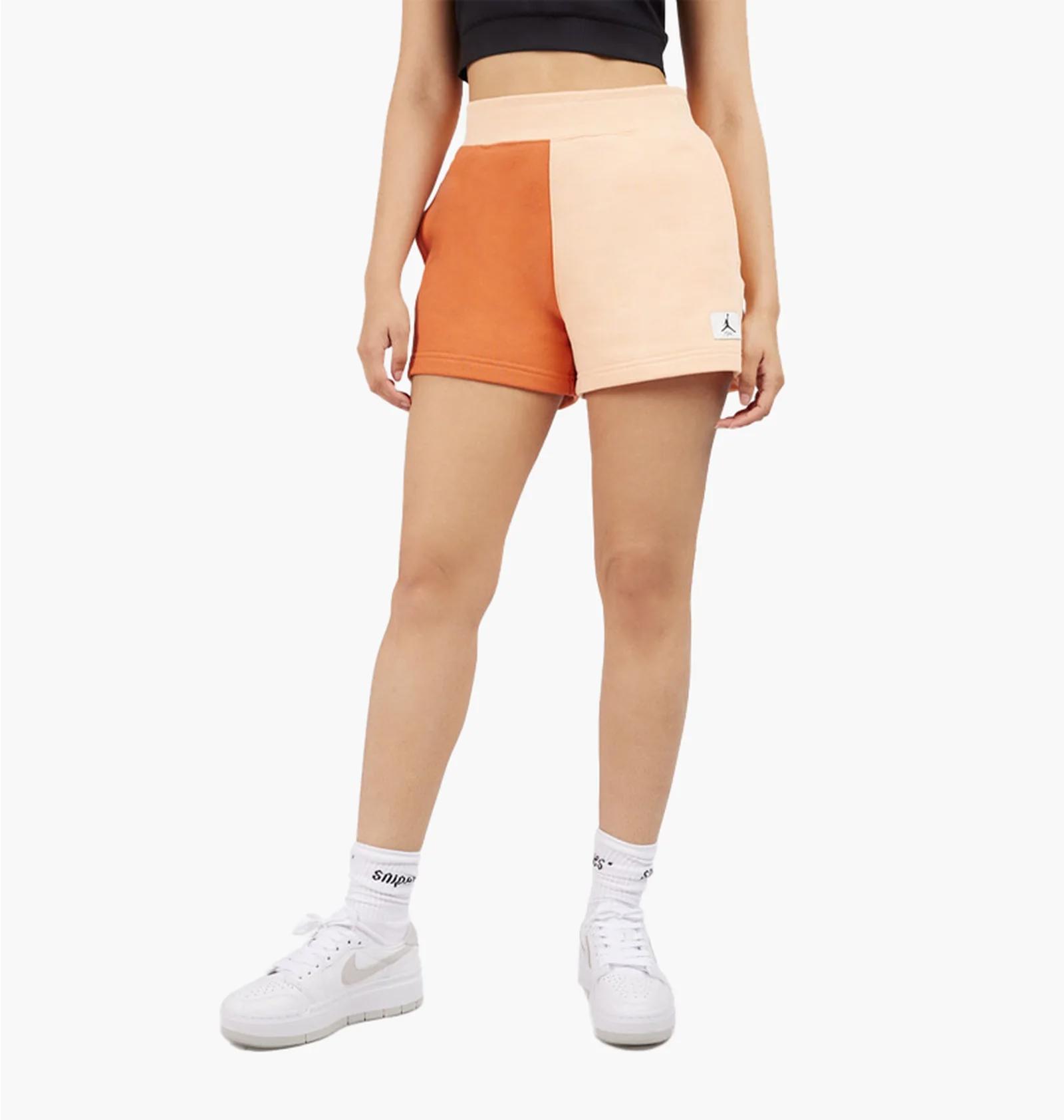Шорти жіночі Jordan Fleece Shorts Peach (DX0391-812) — фото 3