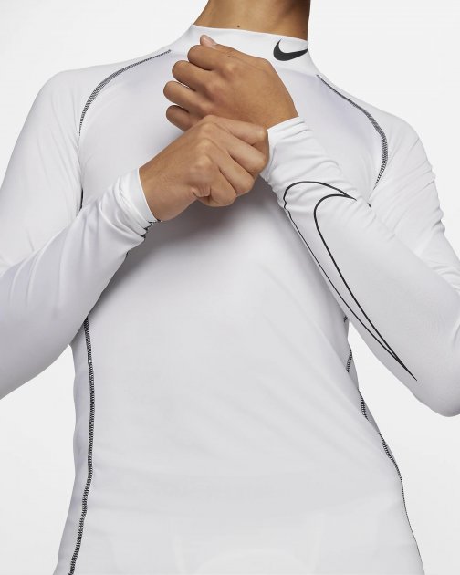 Термобілизна чоловіча Nike Pro Dri-Fit Mock Long-Sleeve Tight Top (DD1986-100) — фото 19