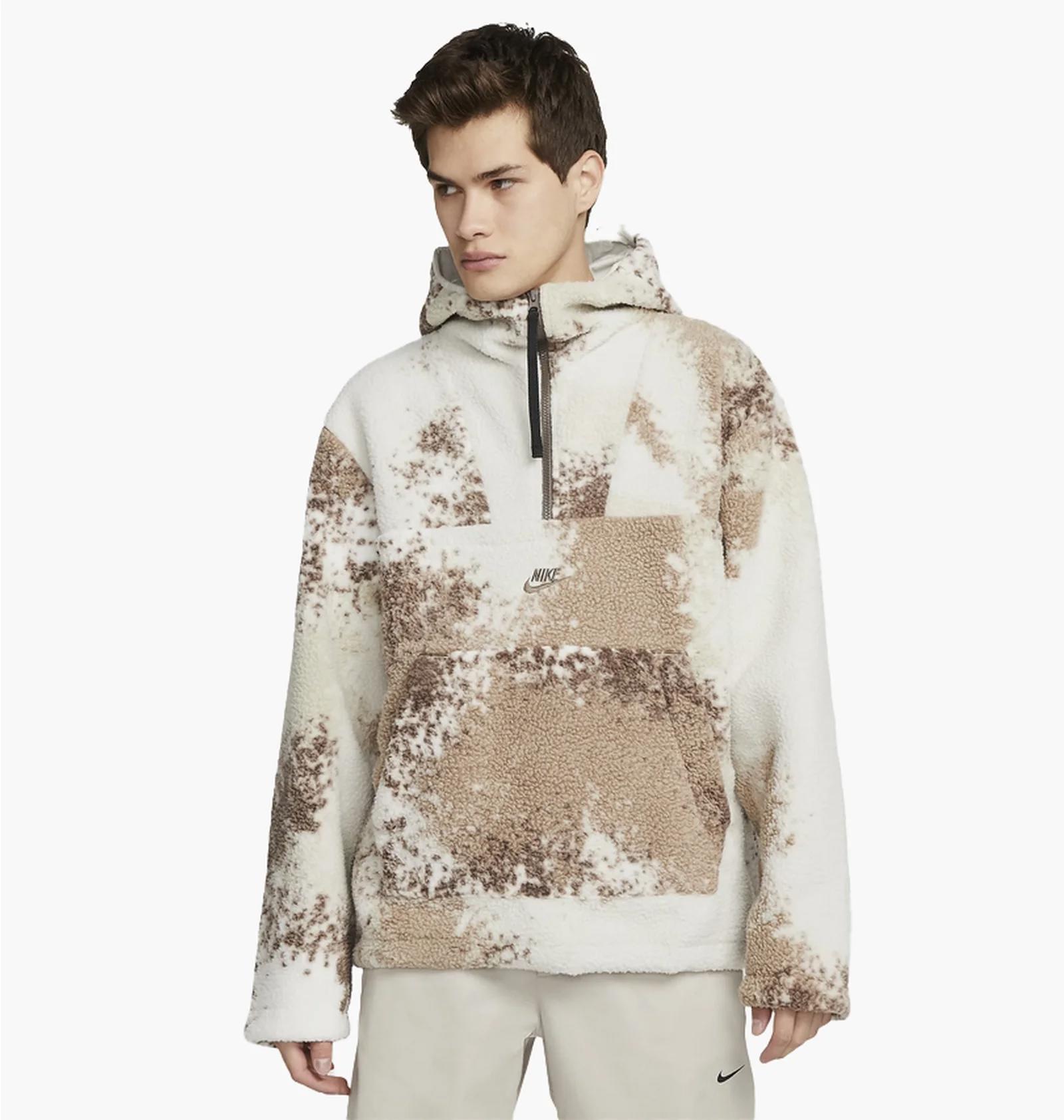 Кофта чоловіча Nike Nsw Sherpa Sport Essentials+ 1/2 Zip Hoodie Fleece (DD5009-072) — фото 1