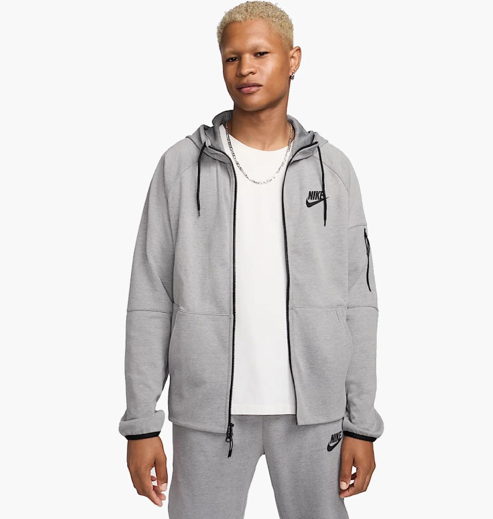 Кофта чоловіча Nike Nsw Te Fz Fleece Hoodie Dark Steel (DD5284-002) — фото 1