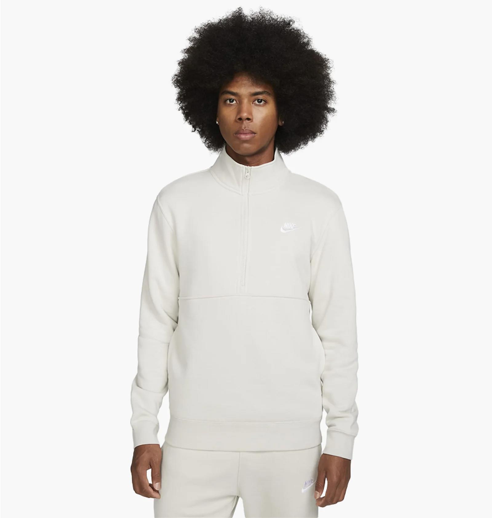 Кофта чоловіча Nike Sportswear Club Brushed-Back 1/2-Zip (DD4732-073) — фото 1
