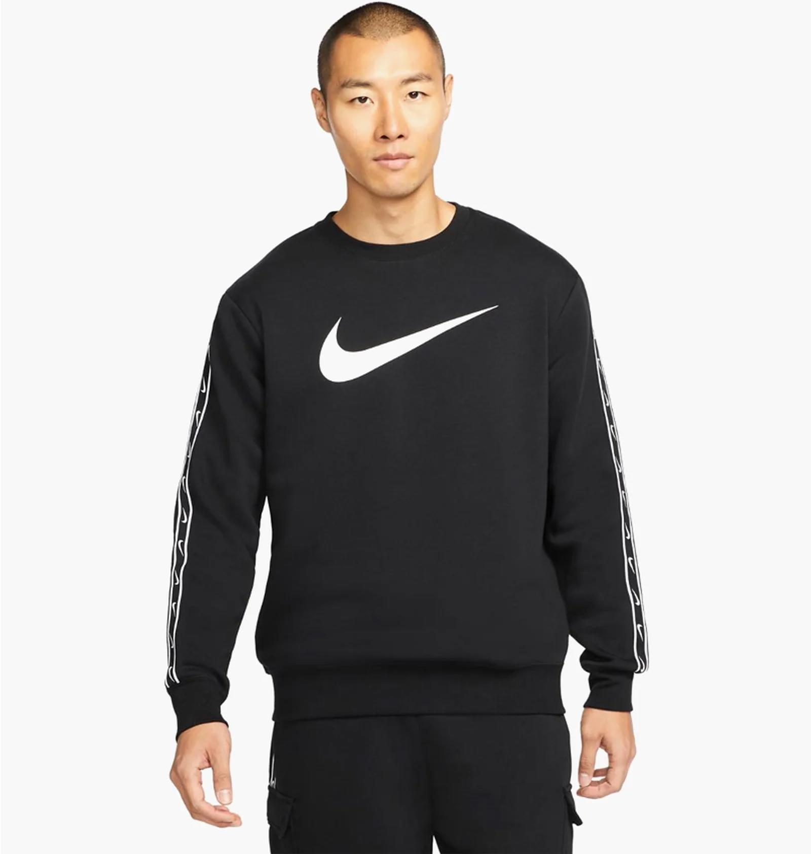 Кофта чоловіча Nike M Nsw Repeat Sw Flc Crew Bb (DX2029-010) — фото 1